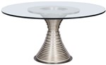 P752B-AS w 60 in polished glass top